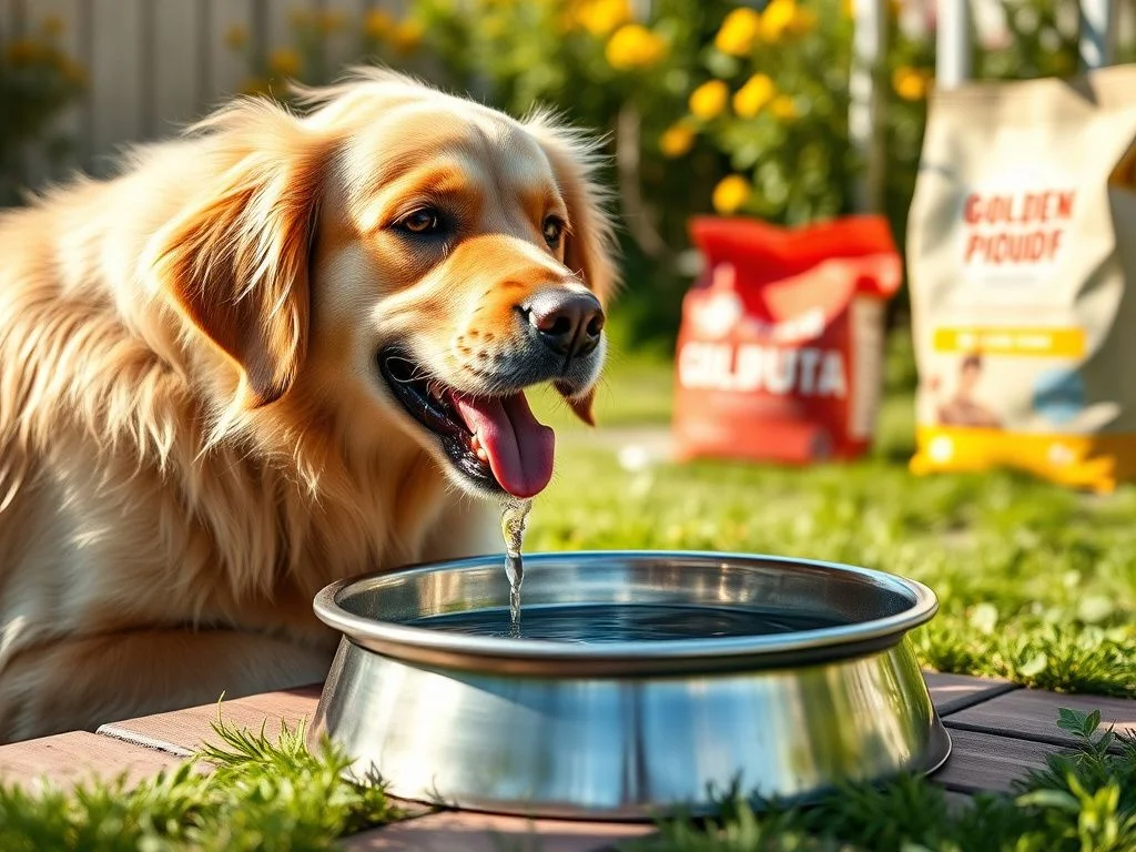 Voda v krmive pre psov: kľúč k zdravému tráveniu a vitalite vášho štvornožca