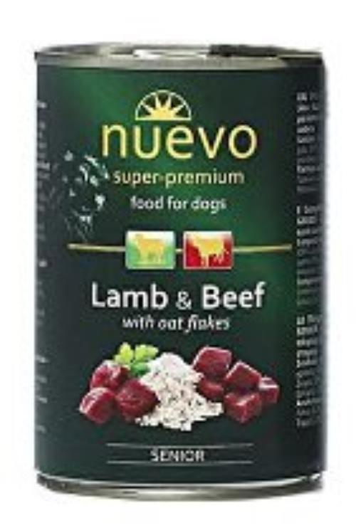 Nuevo pes senior jahňacie s ovsenými vl. konz. 800g + Množstevná zľava