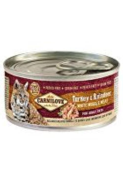 Carnilove White Muscle Meat Turkey&Reindeer Cats 100g + Množstevná zľava