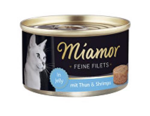 Miamor Cat Filet tuniak v konzerve + krevety 100g + Množstevná zľava
