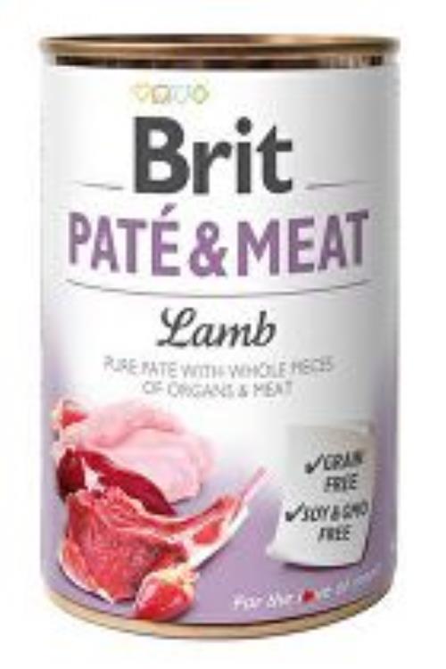 Brit Dog Cons Paté & Meat Lamb 400g + Množstevná zľava