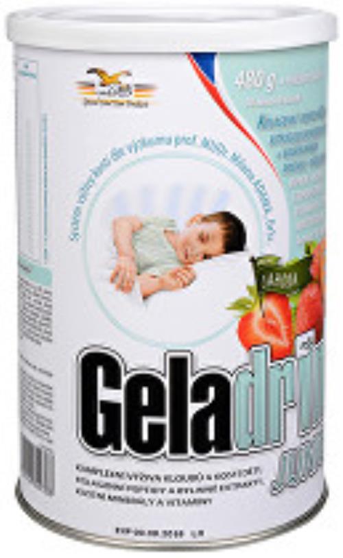 Geladrink Junior jahoda plv 480g