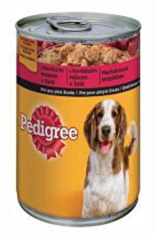 Pedigree konzerva Adult hovädzie v želé 400g + Množstevná zľava
