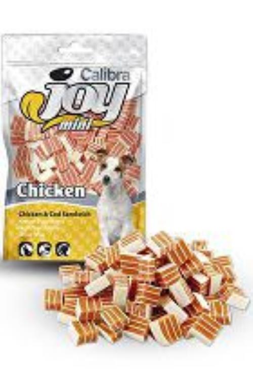 Calibra Joy Dog Mini sendvič s kuracím mäsom a treskou 70g NOVINKA