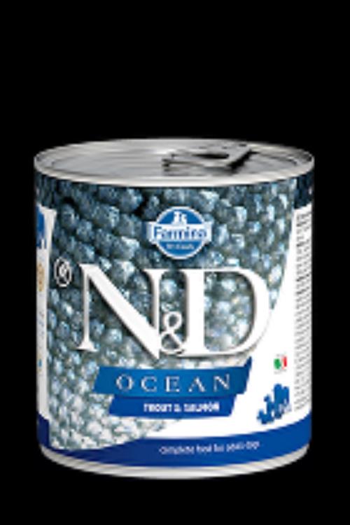 N&D DOG OCEAN Adult Trout & Salmon 285g + Množstevná zľava