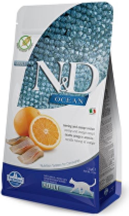 N&D OCEAN CAT Adult Herring & Orange 1,5kg