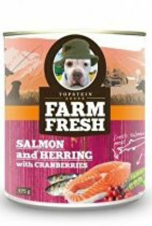 Farm Fresh Dog Salmon&Herring+Cranberries plechovka 750g + Množstevná zľava