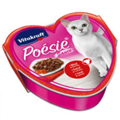 Vitakraft Cat Poésie hovädzia šťava, mrkvová 85g + Množstevná zľava