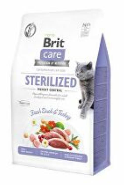 Brit Care Cat GF Sterilized Weight Control, 0,4kg