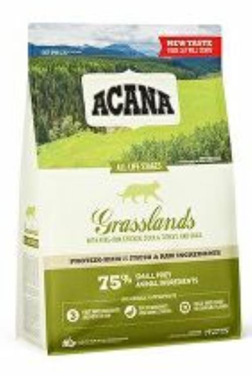 Acana Cat Grasslands bez obilnín 340g Novinka