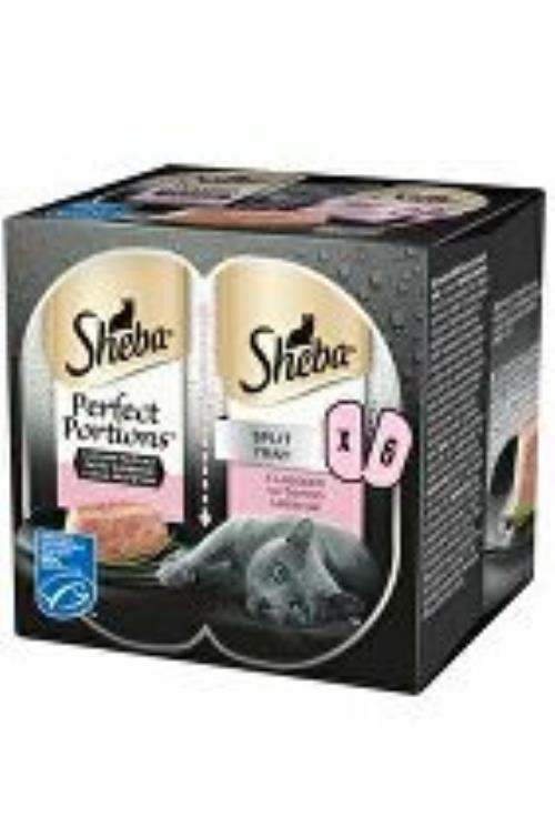 Sheba pocket Perfect Portions s lososom 3x75g + Množstevná zľava