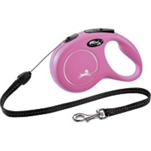 Vodítko FLEXI Classic NEW M lanko 5m/20kg ružová