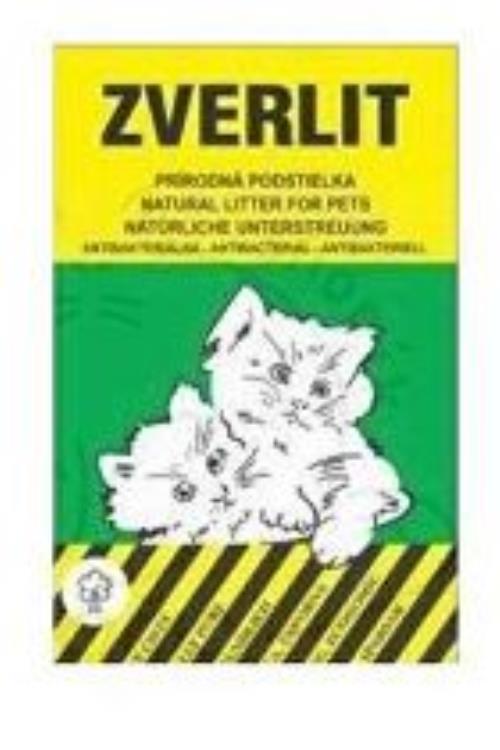 ZVERLIT zelená hrubá podstielka pre mačky 10kg