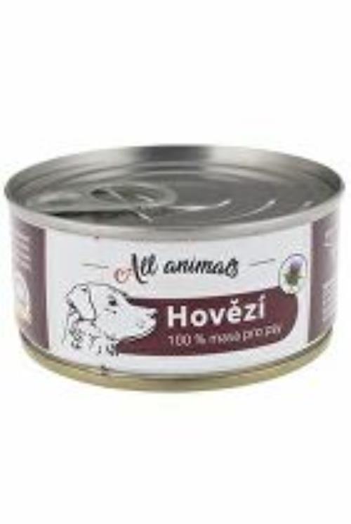 Všetky zvieratá DOG mleté hovädzie mäso 100g + Množstevná zľava