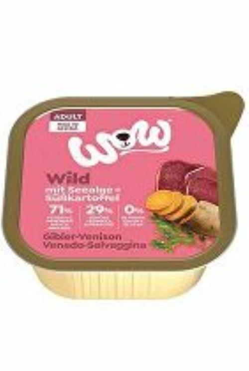 WOW Zverina so sladkými zemiakmi Paštéta pre dospelých 150g + Množstevná zľava