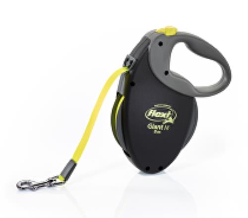 Vodítko FLEXI Giant M 8m/25kg Opasok neon