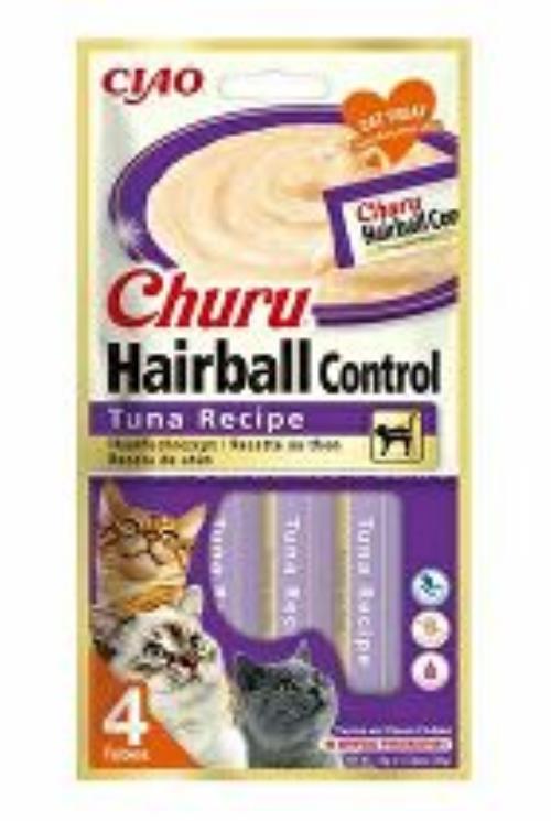Churu Cat Hairball Tuna Recipe 4x14g