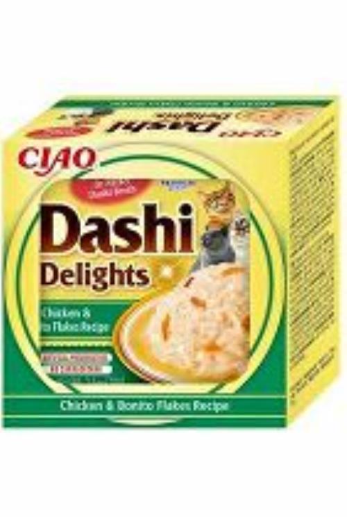 Churu Cat CIAO Dashi kuracie mäso a vločky z tuniaka. 70g