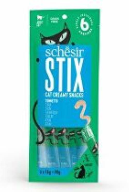 Schesir Cat Delicacy Stix Liquid Snack Tuna 6x15g + Množstevná zľava