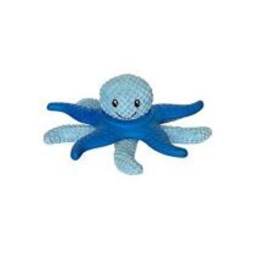 Hračka pre psov OCTOPUS & STARFISH plyšová, TPR modrá 27cm Kiwi