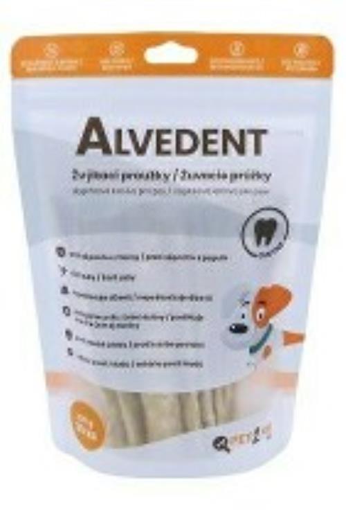 Alvedent enzýmové žuvacie pásiky pre malé psy 20x10g