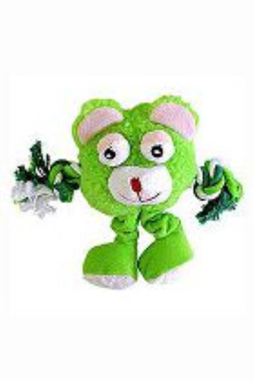 Hračka pes Trio Monster Friend zelený plyš 21cm