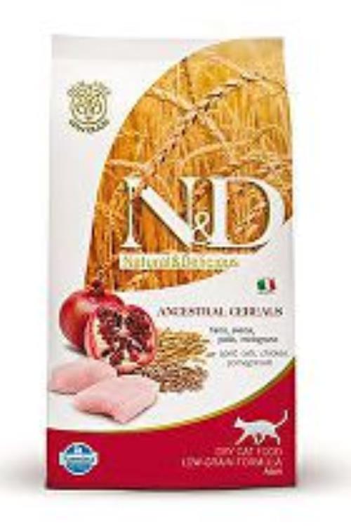 N&D LG CAT Adult Chicken & Pomegranate 300g