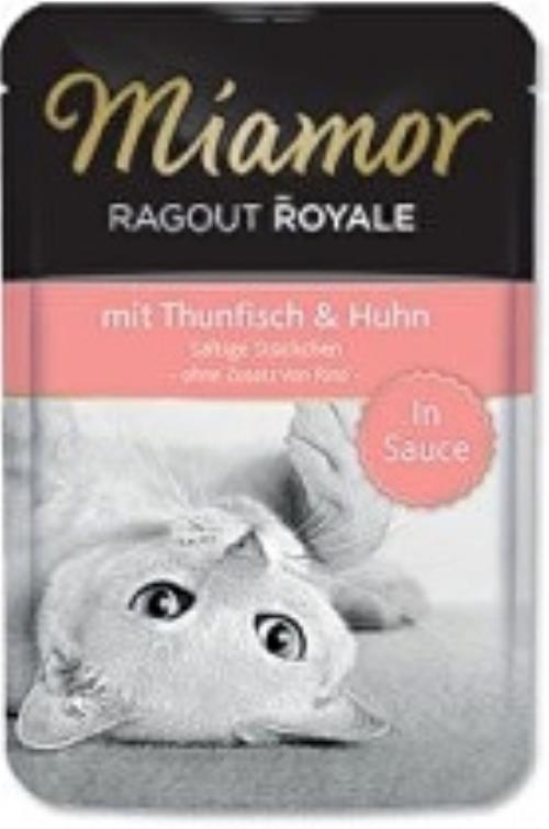 Miamor Cat Ragout kapsa s tuniakom a kuracím mäsom v šťave 100g + Množstevná zľava