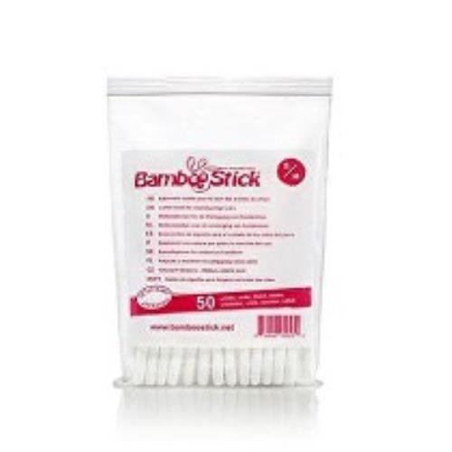 BambooStick S/M vatové tyčinky na čistenie psích uší 50ks