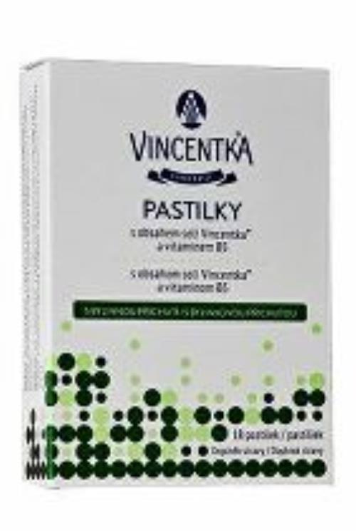 Vincentka pastilky s bylinnou príchuťou 18ctb