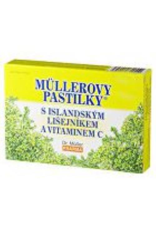 Dr.Muller Pharma Pastilky s islandským lišajníkom 24ks