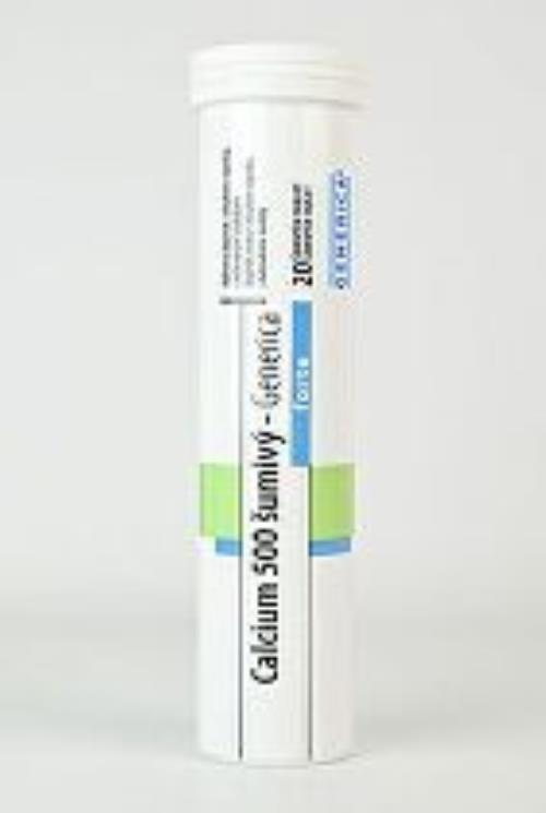 Calcium 500 šumivý forte Generica eff tbl 20