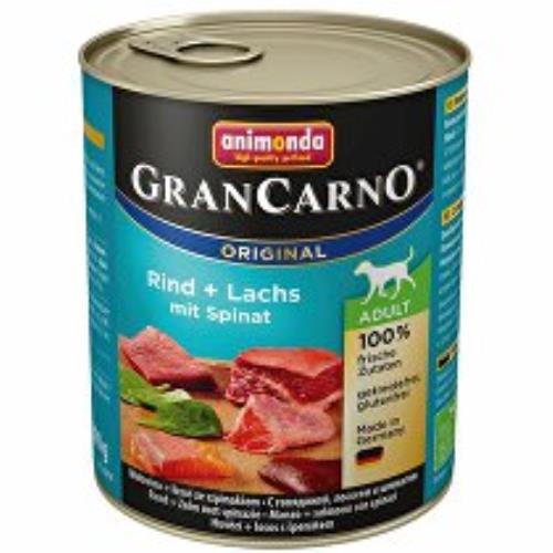 Animonda GRANCARNO cons. ADULT losos/špenát 800g + Množstevná zľava