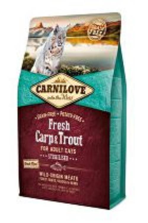 Carnilove Cat Fresh Carp & Trout Sterilised Adult 2kg