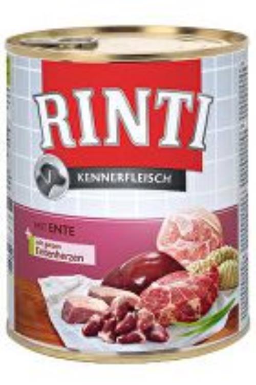 Rinti Dog konzerva Kennerfleisch kačacie srdce 800g + Množstevná zľava