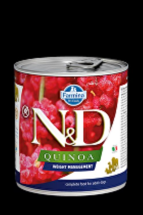 N&D DOG QUINOA Weight Management Lamb & Brocolli 285g + Množstevná zľava