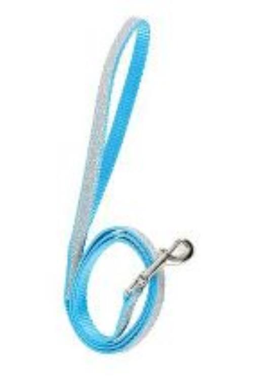 Vodítko pre mačky SHINY nylon modré 1m Zolux