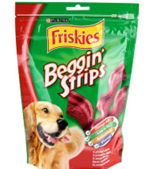 Friskies pochúťka pre psov Snack Beggin Strips slanina 120g + Množstevná zľava
