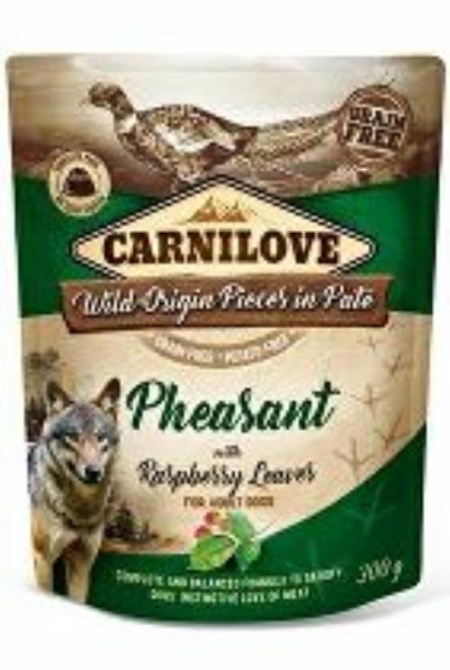 Carnilove Dog Pouch Paté Pheasant & Raspberry 300g + Množstevná zľava