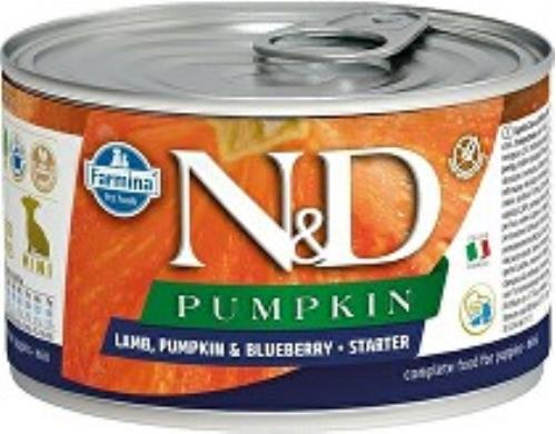 N&D DOG PUMPKIN Starter Lamb & Blueberry Mini 140g + Množstevná zľava