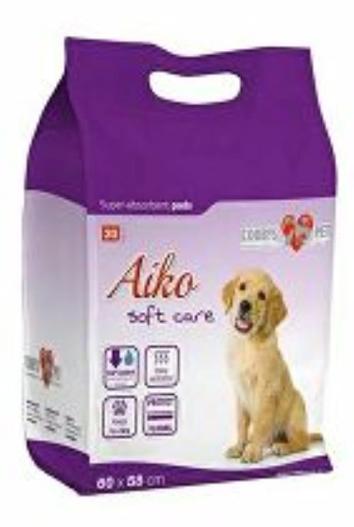 Absorpčná podložka pre psov Aiko Soft Care 60x58cm 30ks