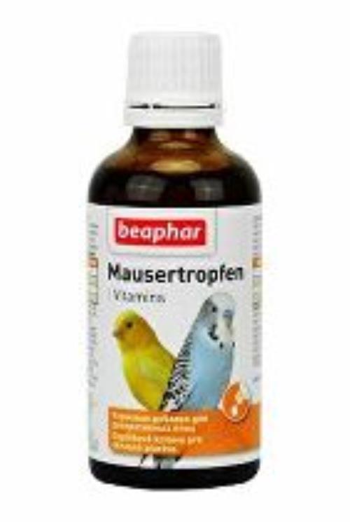 Beaphar Mausertropfen na peľovanie vtákov 50ml