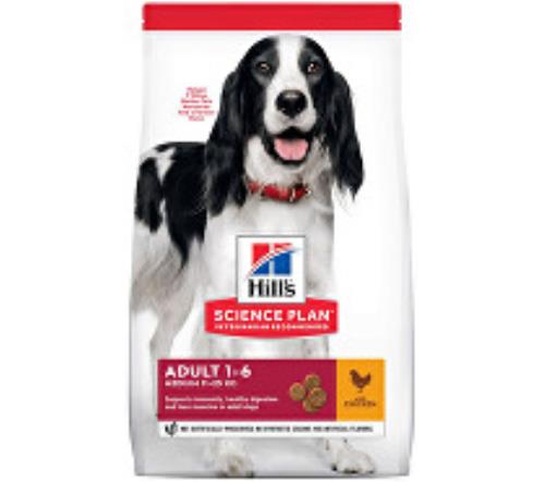 Hill's Can.Dry SP Adult Medium Chicken 14kg