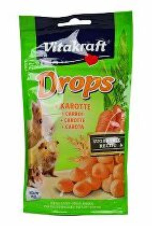 Vitakraft all Rodent poch. Carotties Drops 75g