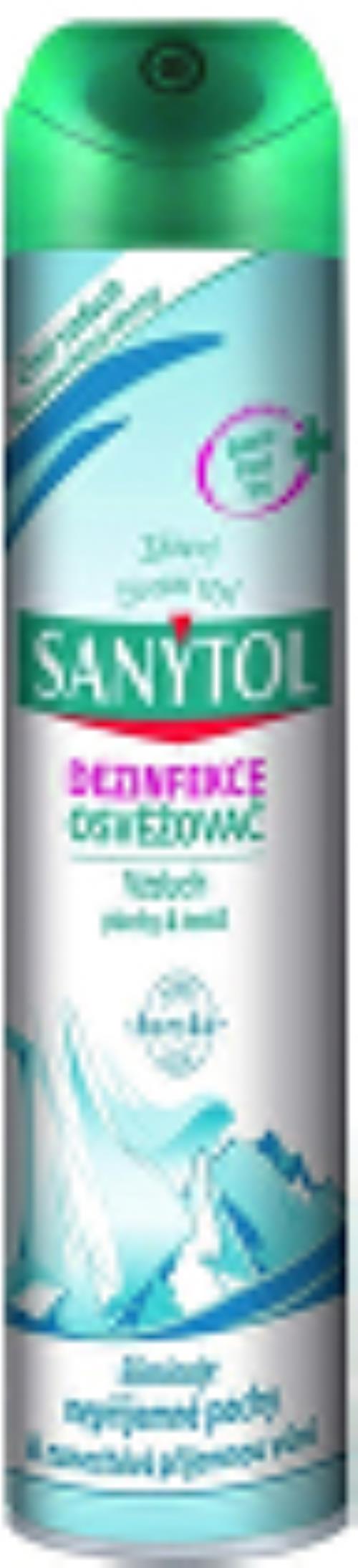 SANYTOL dezinfekčný osviežovač vzduchu s horskou vôňou 300ml