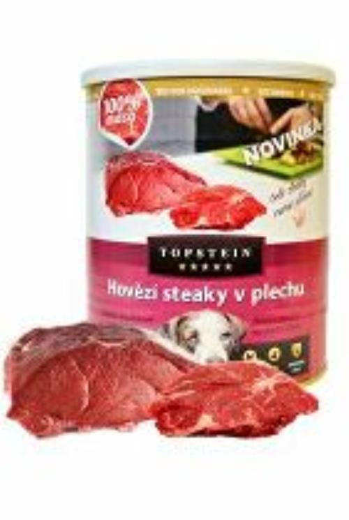 Topstein Hovädzie steaky v plechovke 800 g + Množstevná zľava