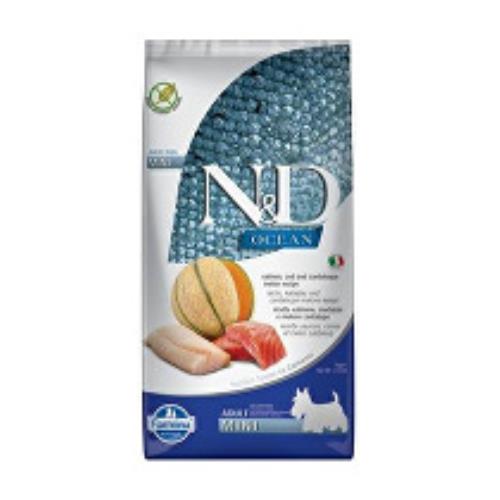 N&D OCEAN DOG Adult Mini Salmon & Cod & Melon 7kg