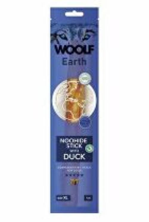 Woolf pochúťka Earth NOOHIDE XL Stick with Duck 85g + Množstevná zľava