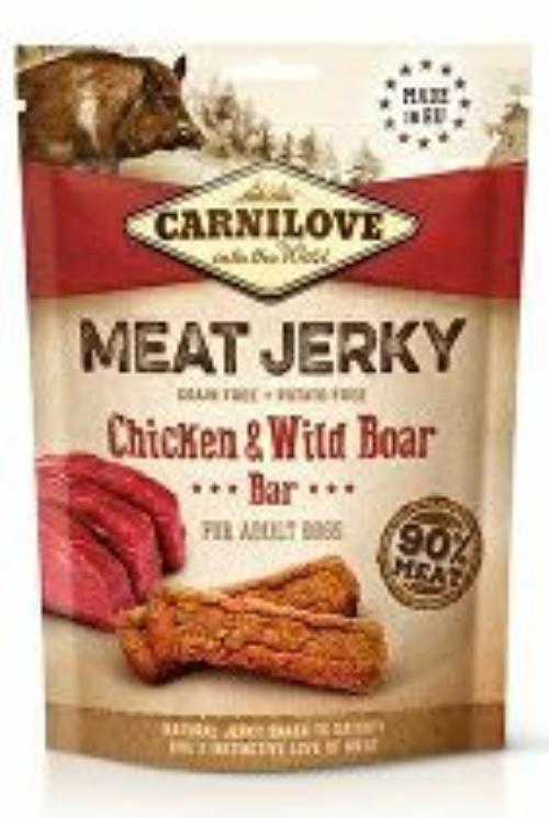Carnilove Dog Jerky Boar&Chicken Bar 100g + Množstevná zľava