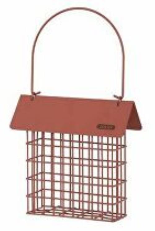 Vonkajší podávač CUBICO na loj červený kov29cm Zolux